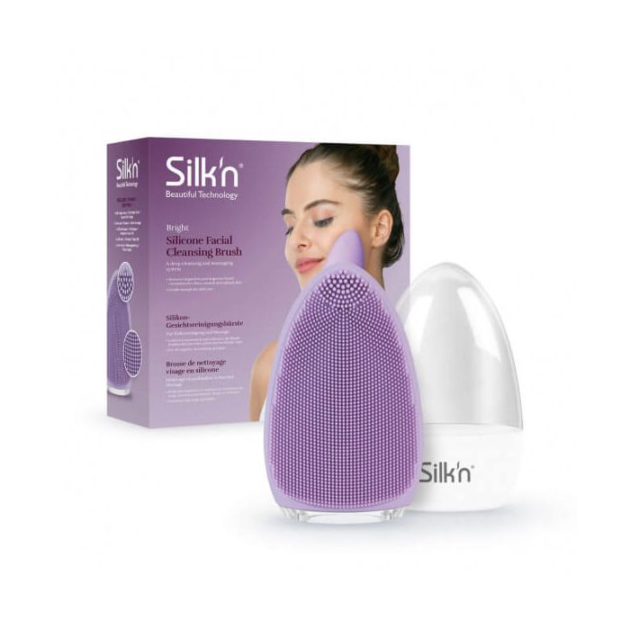 Silk'n Bright - Силиконова четка за почистване на лице-Bright_Lilac